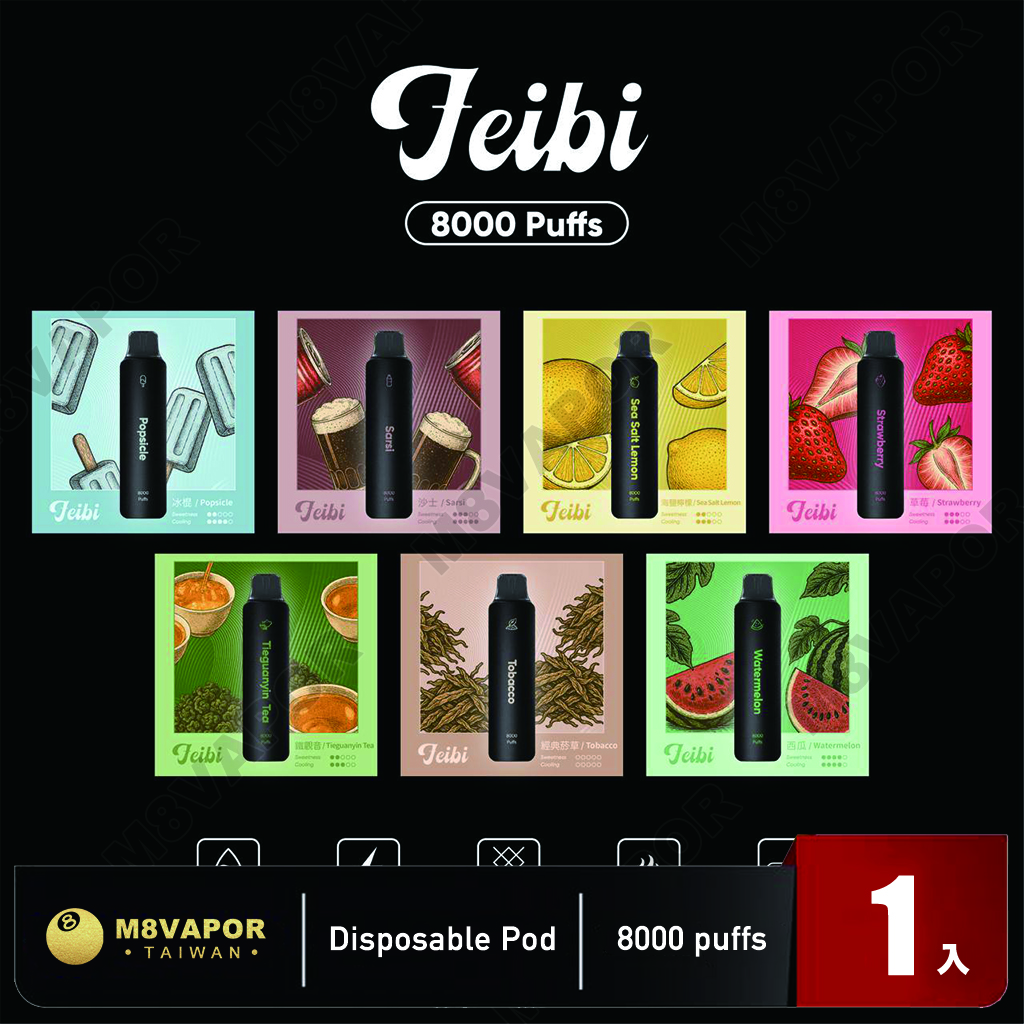 Feibi 菲比 一次性 8000口:圖片 3